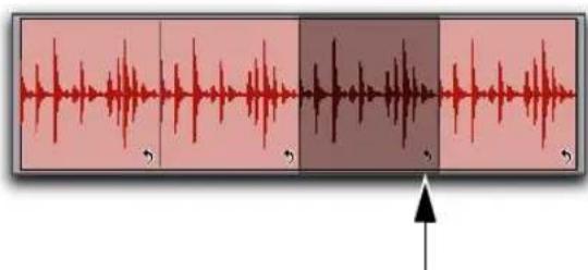 Avid Pro Tools 10.2 - Pour sélectionner un clip source ou une itération de boucle individuellement, effectuez l'une des opérations suivantes : - 1