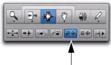 Avid Pro Tools 10.2 - Activation ou désactivation de la liaison des sélections d'édition et de timeline - 1