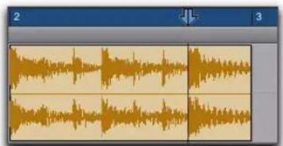 Avid Pro Tools 10.2 - Pour exclure les données situées entre le point d'insertion et un point de fin : - 1