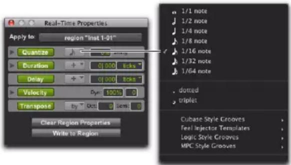 Avid Pro Tools 10.2 - Quantize - 2