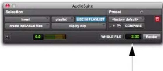 Avid Pro Tools 10.2 - Pour générer un rendu de clip avec des poignées AudioSuite : - 1