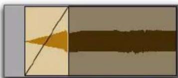 Avid Pro Tools 10.2 - Pour effectuer un trim sur un clip au niveau d'une limite de fondu : - 2