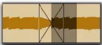 Avid Pro Tools 10.2 - Pour séparer un clip contenant un fondu ou un fondu enchaîné : - 3