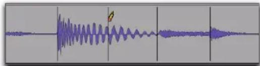 Avid Pro Tools 10.2 - Pour supprimer un marqueur d'événement : - 1