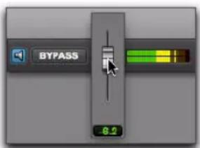 Avid Pro Tools 10.2 - Pour ajuster le volume de l'aperçu du traitement AudioSuite : - 1