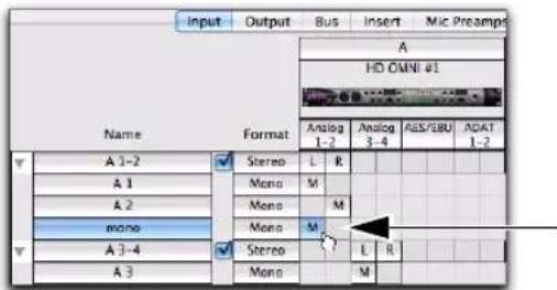 Avid Pro Tools 10.2 - Pour renommer un chemin dans la boîte de dialogue I/O Setup : - 1