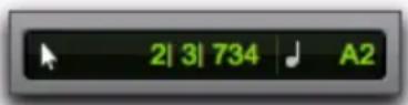Avid Pro Tools 10.2 - Selection Display - 1