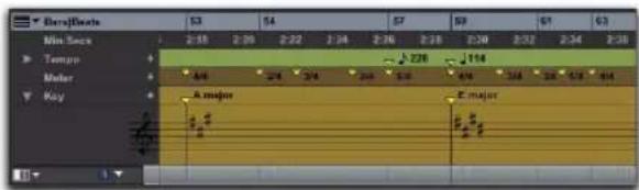 Bench/Blacks 53 54 57 59 61 63 2:18 2:20 2:22 2:24 2:26 2:28 2:30 2:32 2:34 2:36 Tempo Meter Key A major E major