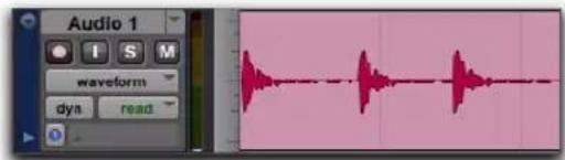 Avid Pro Tools 10.2 - Clips audio et formes d'onde - 1