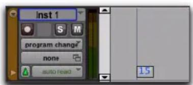 Inst 1 program change none AUTO READ 15