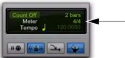 Avid Pro Tools 10.2 - Pour insérer un événement de métrique : - 3