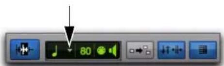 Avid Pro Tools 10.2 - Pour définir une durée de note par défaut : - 1