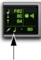 Avid Pro Tools 10.2 - Pour sélectionner une durée de note par défaut : - 2