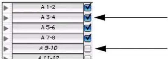 Avid Pro Tools 10.2 - Pour activer ou désactiver un chemin globalement : - 1