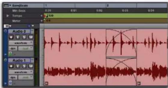 Audio 0 T S M waveform dys Audio 1 T S M waveform dys 100 Meter 0.4 1 2 9.09 8.01 8.02 8.03 8.04