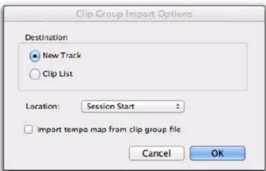 Avid Pro Tools 10.2 - Importation de groupes de clips à l'aide des commandes de menu Pro Tools - 1
