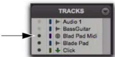 Avid Pro Tools 10.2 - Pour masquer une piste, effectuez l'une des opérations suivantes : - 1