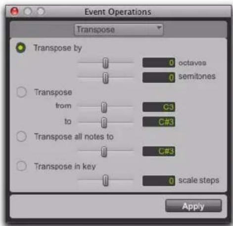 Avid Pro Tools 10.2 - Pour appliquer un pitch shifting à un clip : - 2