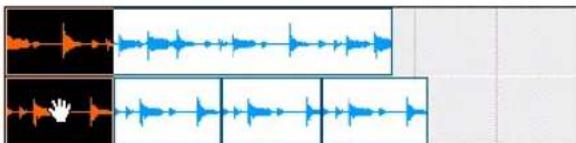 Avid Pro Tools 10.2 - Déplacement en mode Shuffle de plusieurs pistes et de clips multicanal - 2