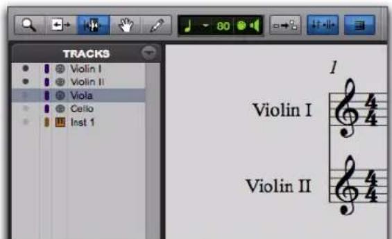 Avid Pro Tools 10.2 - Affichage et masquage des pistes - 1
