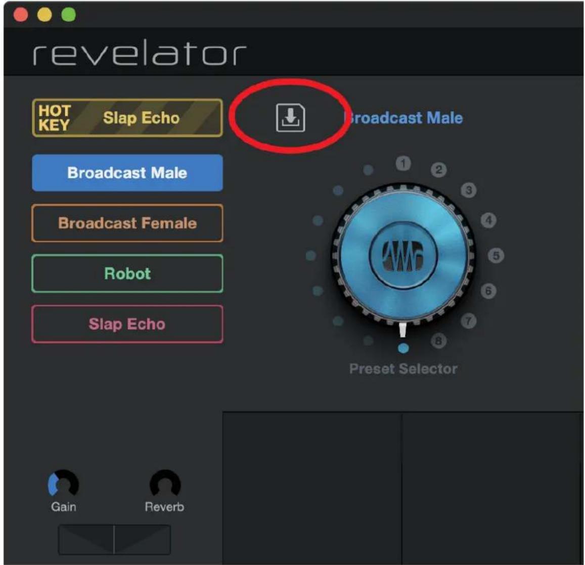 PRESONUS Revelator - Mémorisation de nouveaux presets - 1
