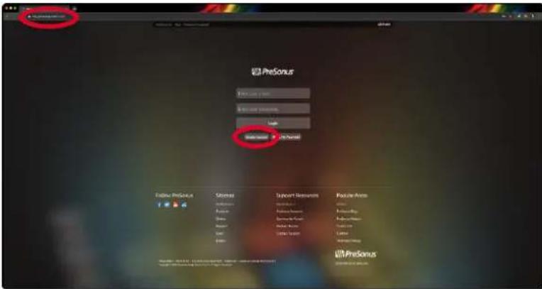 PRESONUS Revelator - Étape 1: enregistrer le Revelator - 1