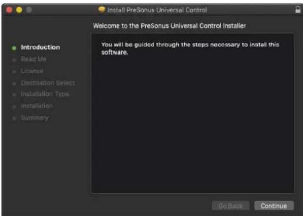 PRESONUS Revelator - Étape 2: télécharger et installer Universal Control - 2