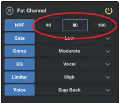 PRESONUS Revelator - HPF (filtre passe-haut) - 1