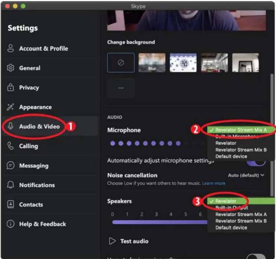 PRESONUS Revelator - Utilisation du Revelator avec Skype - 1