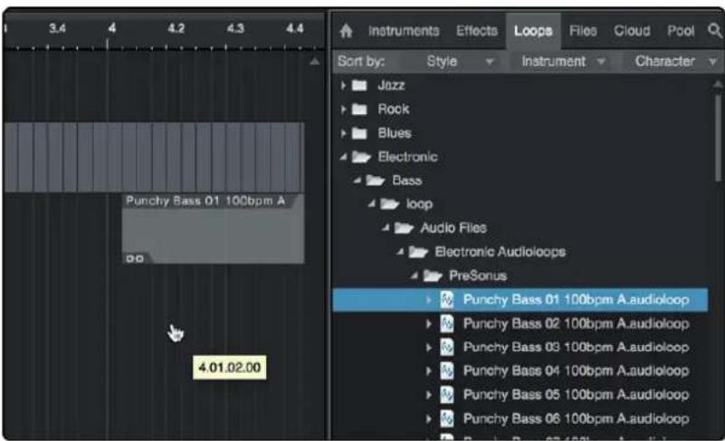 PRESONUS Revelator - Glisser-déposer de fichiers audio et MIDI - 1