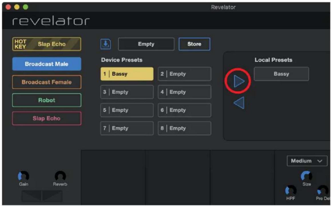 PRESONUS Revelator - Mémorisation de nouveaux presets - 3