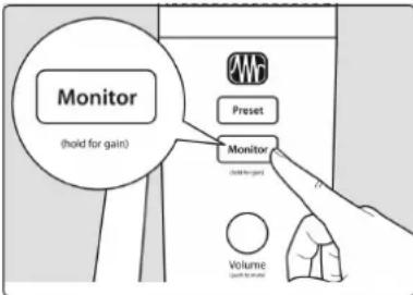 PRESONUS Revelator - Réglage du niveau d'écoute de contrôle - 1