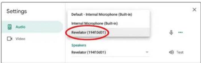 PRESONUS Revelator - Utilisation du Revelator avec Google Meet - 2