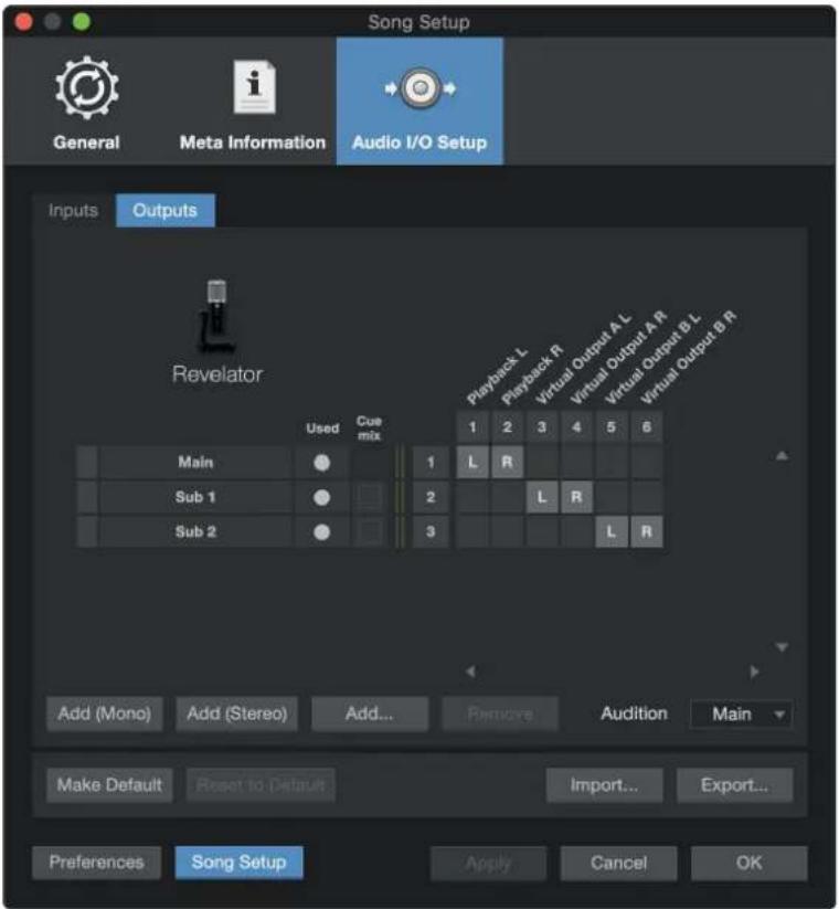 PRESONUS Revelator - Configuration de vos entrées/sorties - 2