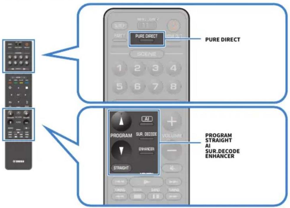 YAMAHA MusicCast Aventage RXA8A - Sélectionner votre mode sonore favori - 1