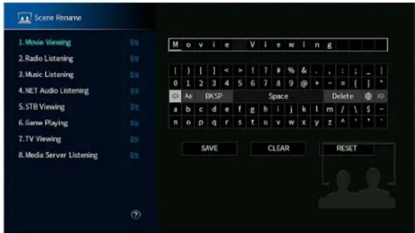 YAMAHA MusicCast Aventage RXA8A - Menu de configuration - 1