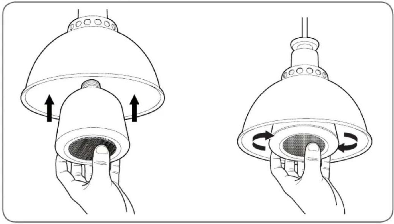 THOMSON 513626 - - INSTALLATION DE L'AMPOULE - 1