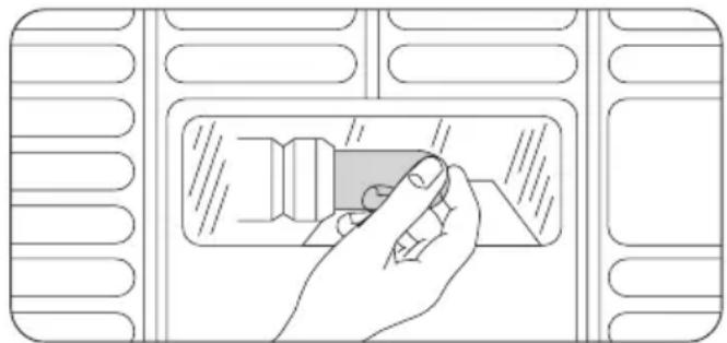 ZANUSSI ZFC 321 WA - Remplacement de l'ampoule - 1