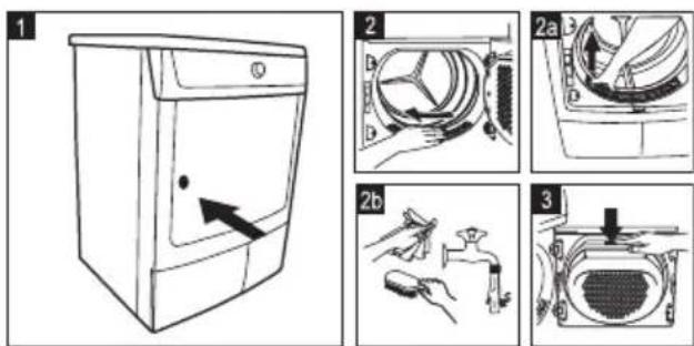 ZANUSSI THE4850 - Cleaning fluff filters - 2