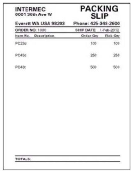 Intermec PM43 - Format Name Sample - 1