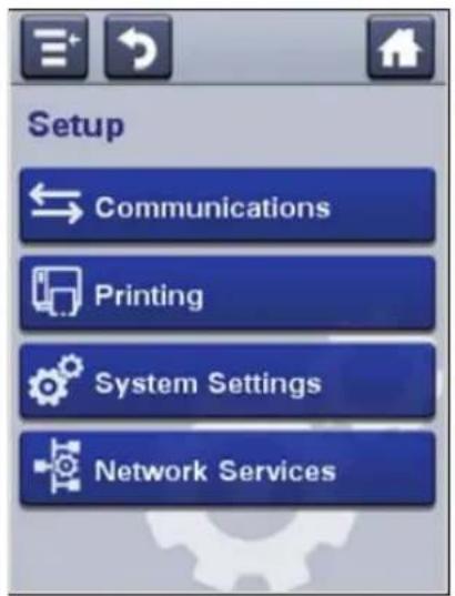 Intermec PM43 - Configure the Printer from the Main Menu - 1