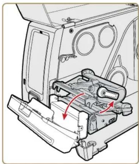 Intermec PM43 - Load Media for Cut-Off Printing - 1