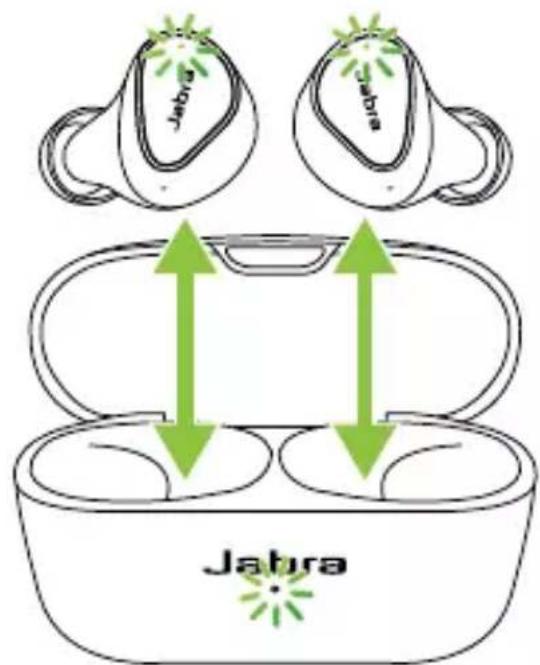 JABRA Elite 3 - Recharger les écouteurs-boutons - 1