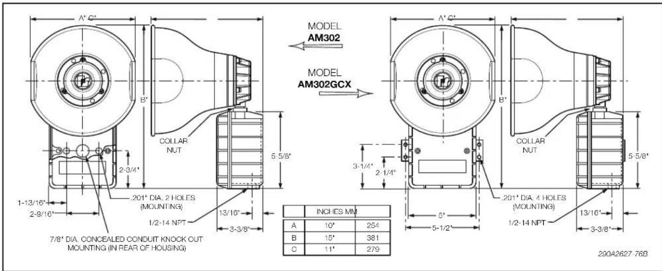 Federal Signal AudioMaster AM302 - WARNING - 1