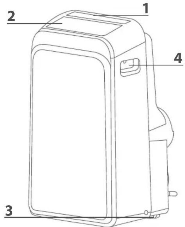 ROWENTA RWAC1900C - Manuseamento e'utilização das pilhas Pilhas do telecomando (incluidas): - 1