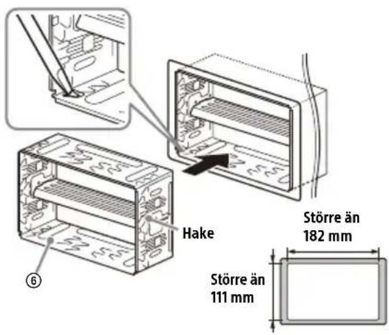 SONY XAVAX3250 - Montera encheten på instrumentbrändan - 1