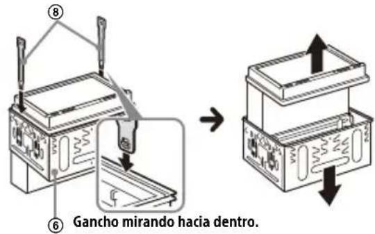 SONY XAVAX3250 - Desmontaje del soporte de montaje - 1