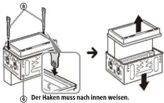 SONY XAVAX3250 - Abnehmen des Montagerahmens - 1