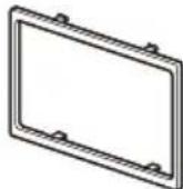 SONY XAVAX3250 - Lista over delar for installation - 7