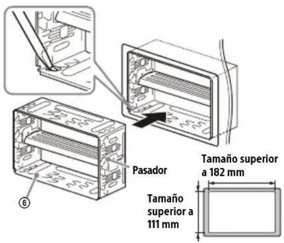 SONY XAVAX3250 - Montaje de la unidad en el salpicadero - 1
